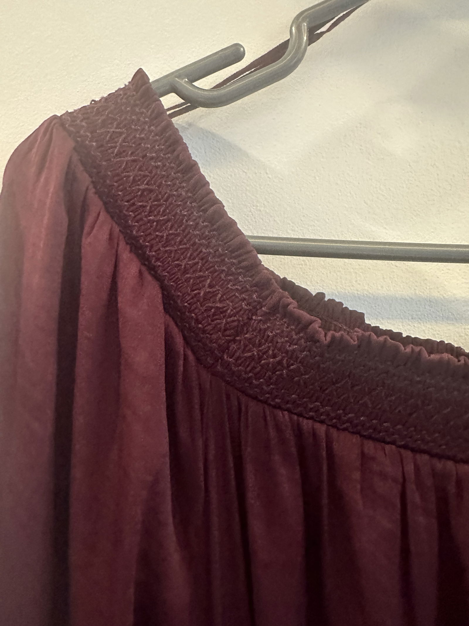 Vestido Oysho Talla M Morado Largo