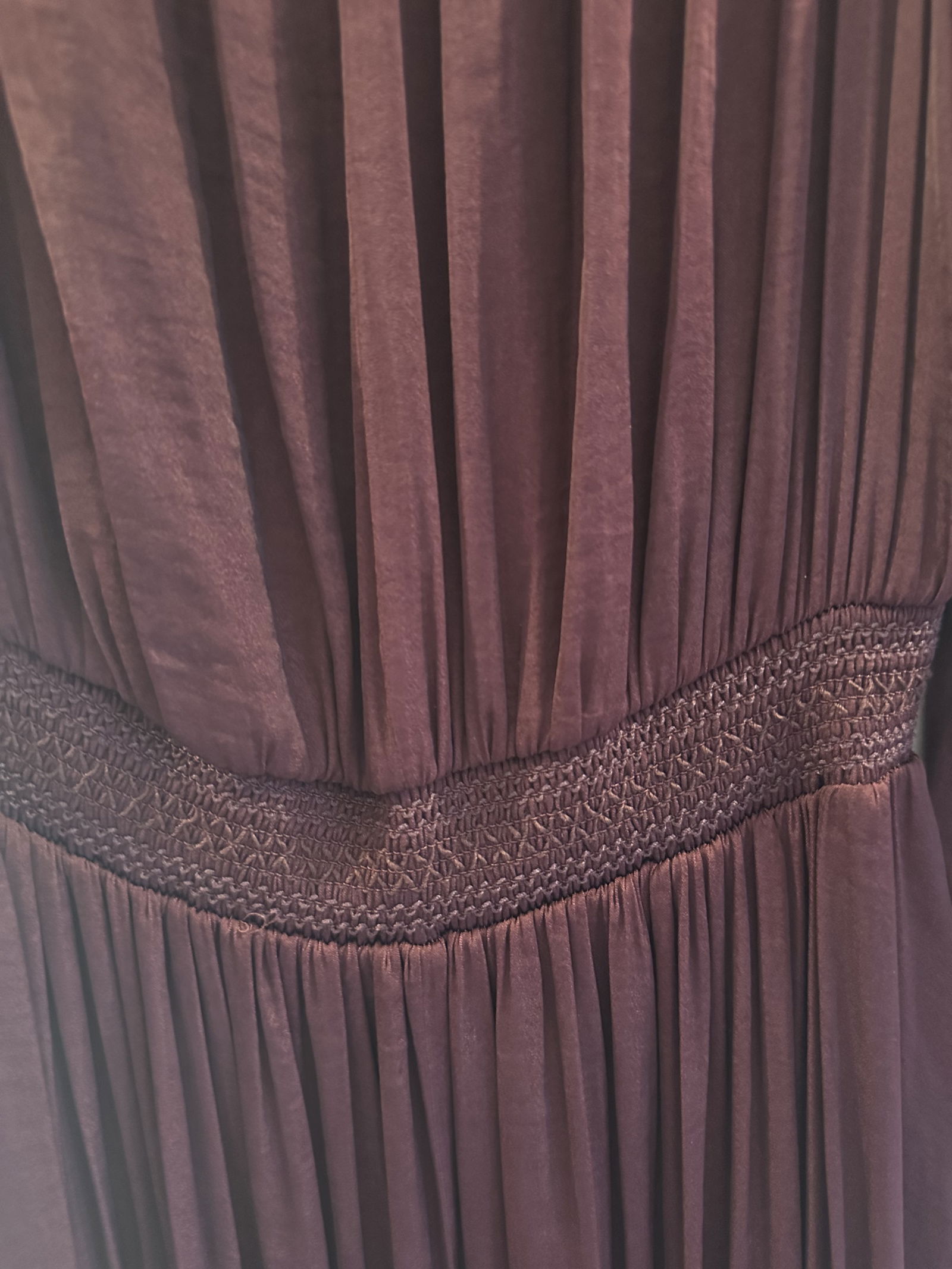 Vestido Oysho Talla M Morado Largo