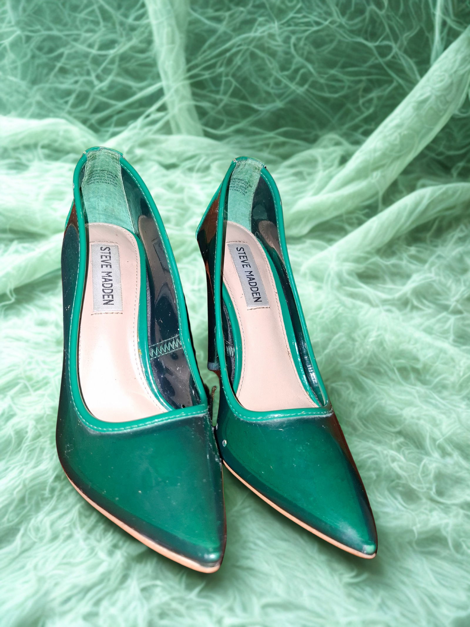 Tacones Altos Steve Madden - Verde Esmeralda