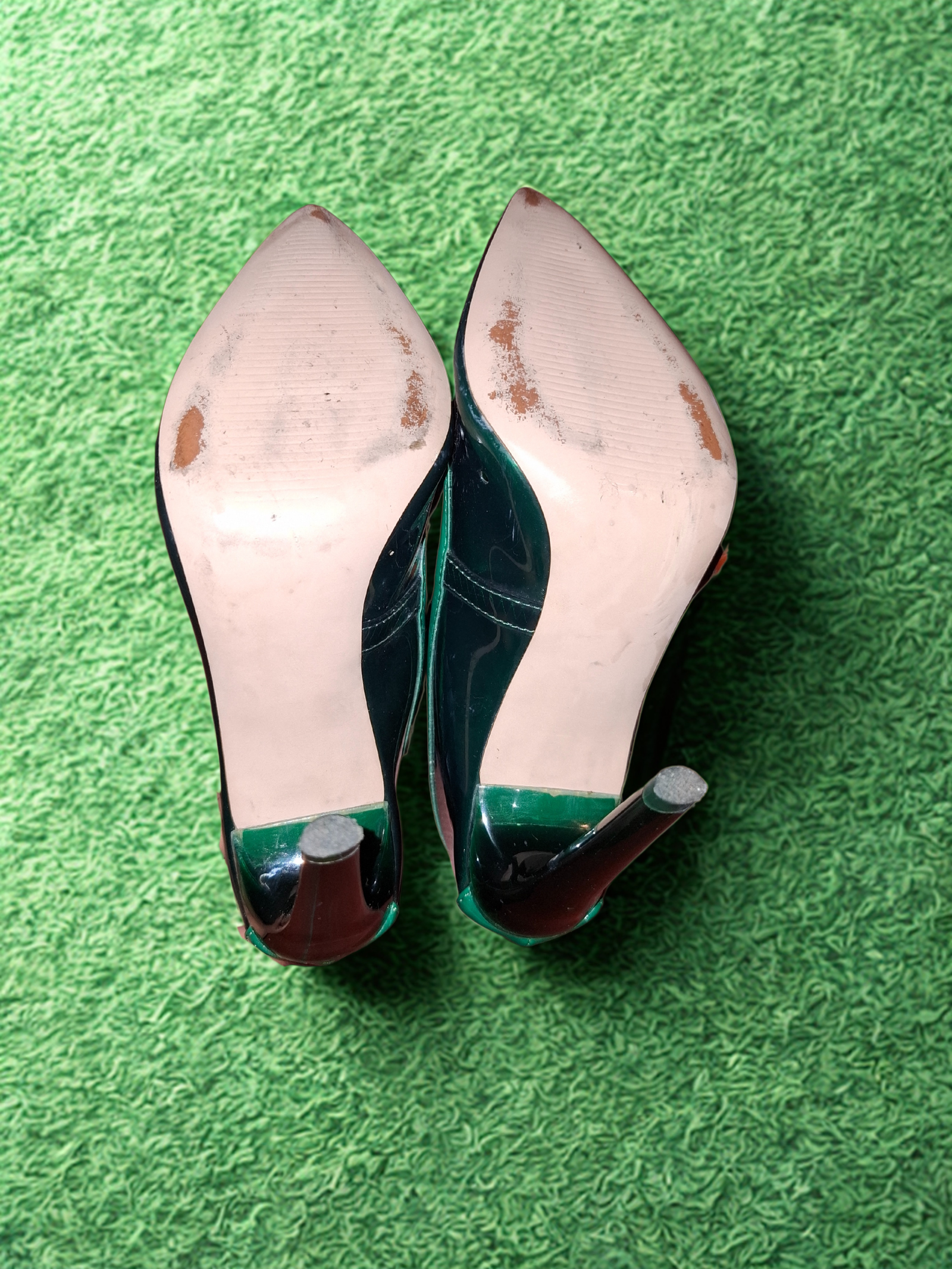 Tacones Altos Steve Madden - Verde Esmeralda
