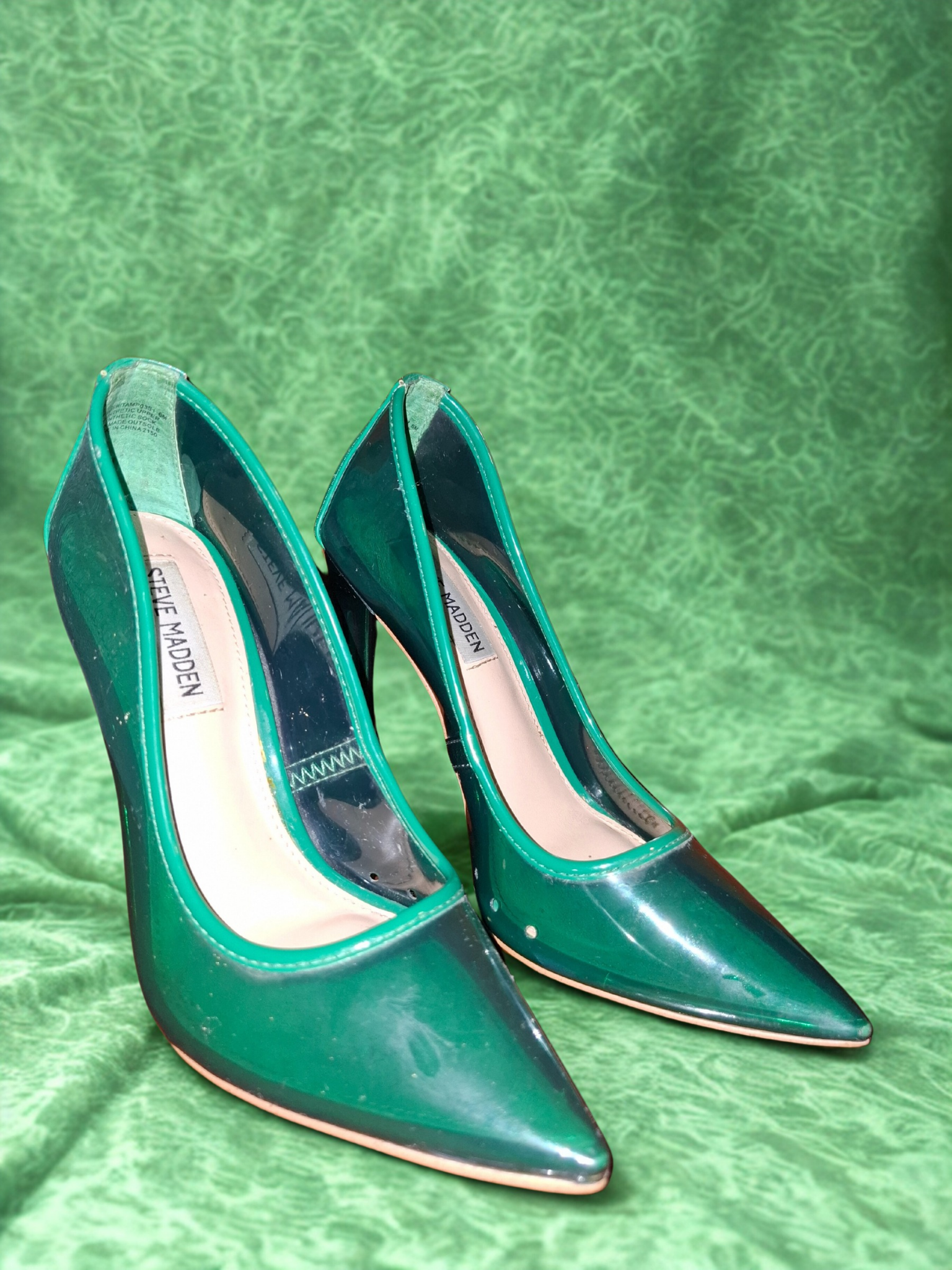 Tacones Altos Steve Madden - Verde Esmeralda