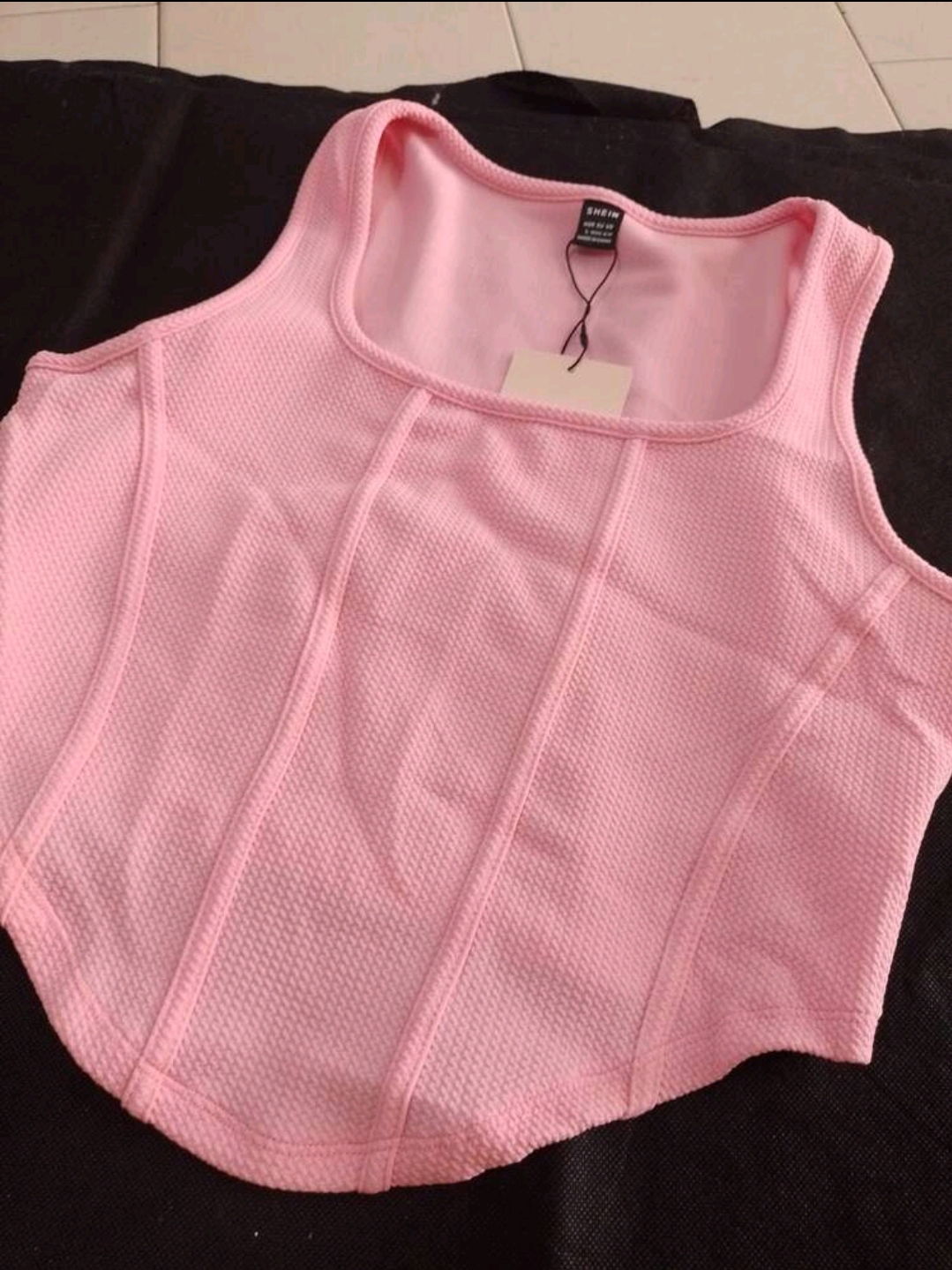Top Corset Rosa Chic