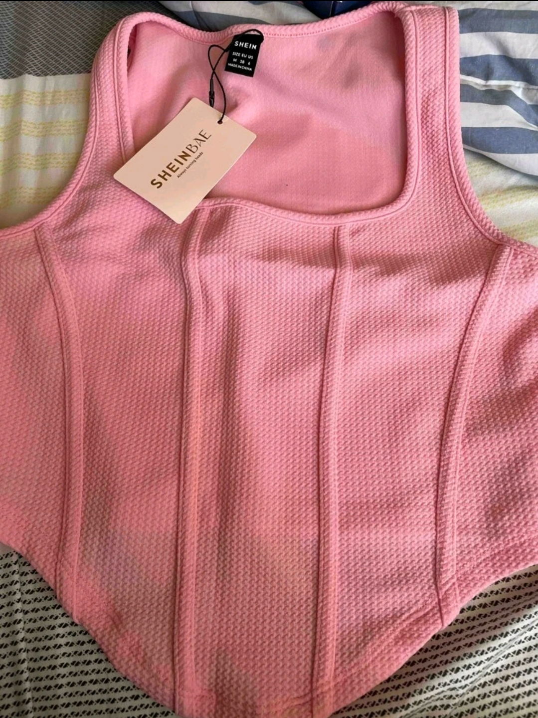 Top Corset Rosa Chic