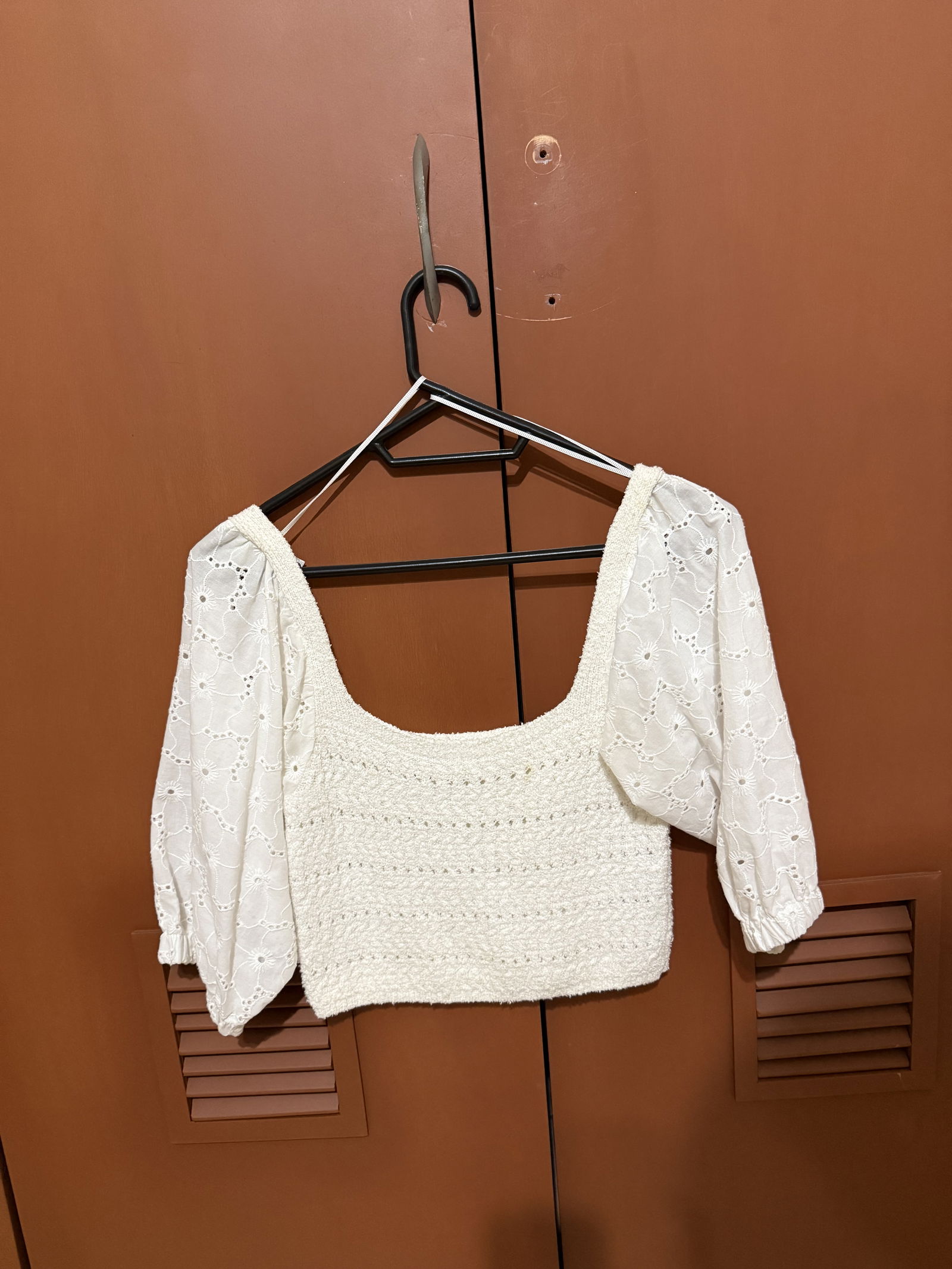 Top Blanco Bordado