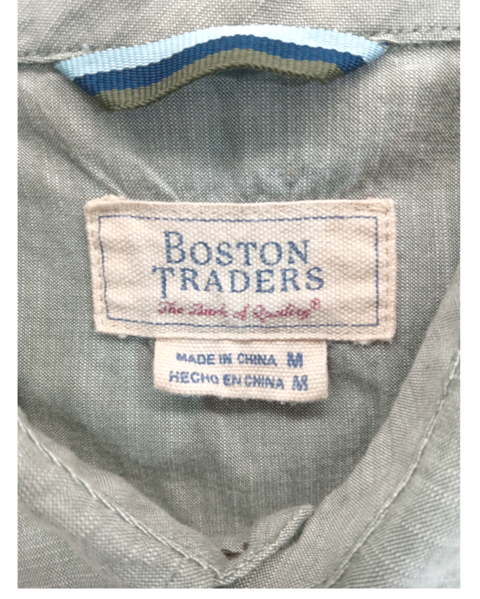 Camisas Botones Manga Corta Boston Traders