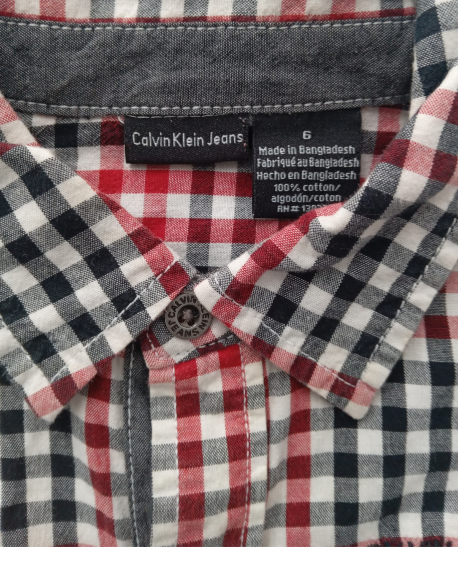 Ropa Niños Camisas Botones Calvin Klein