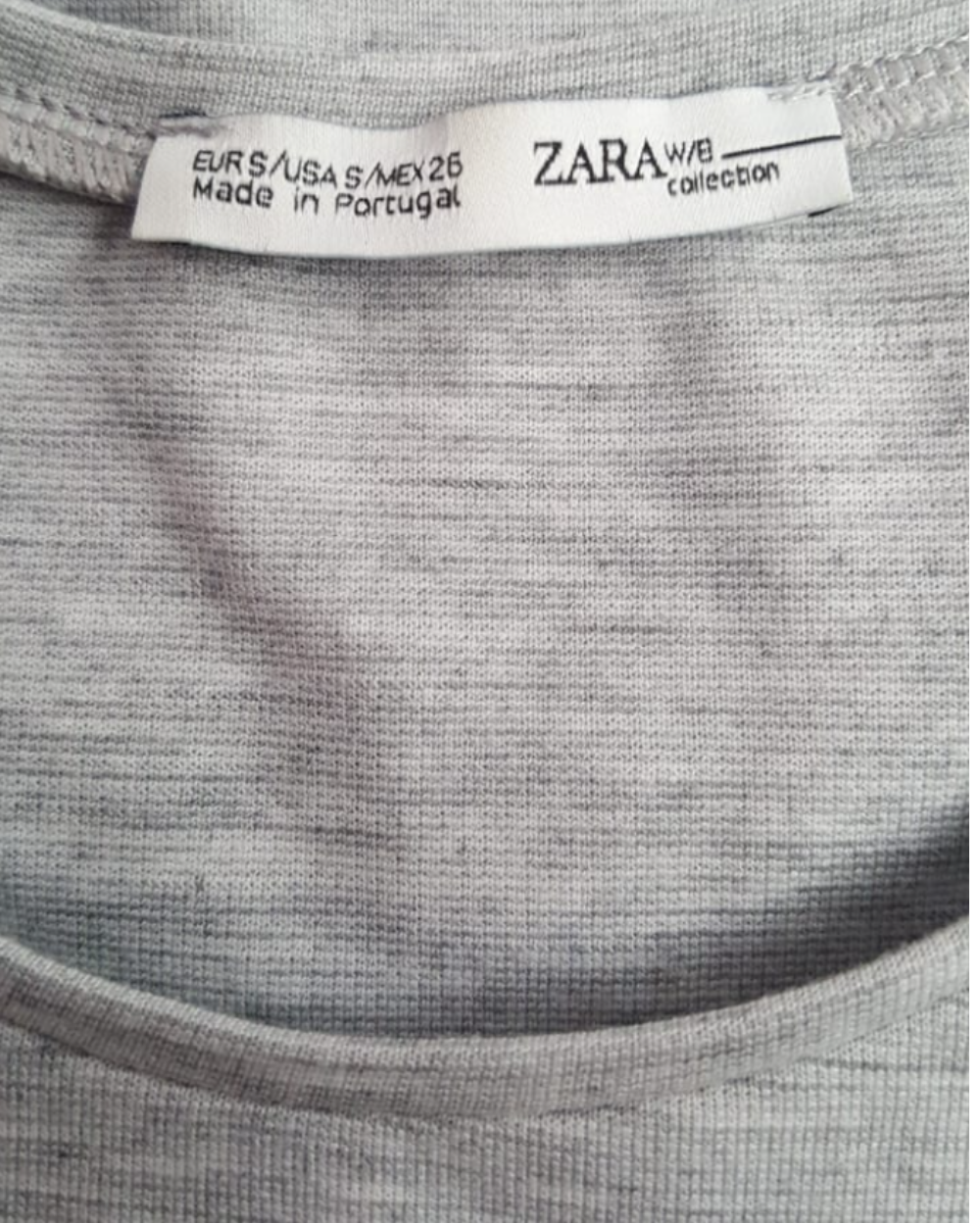 T-Shirt Sin manga Zara
