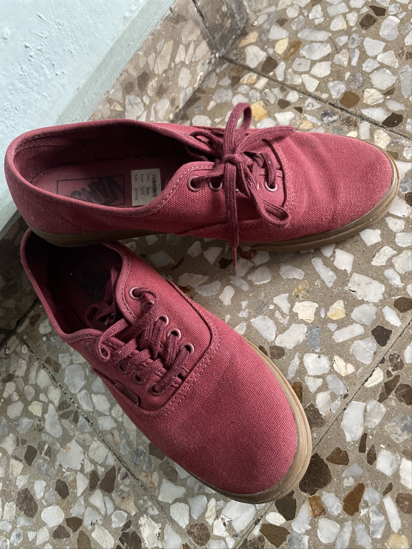 Zapatos vans clearance en rojo zara