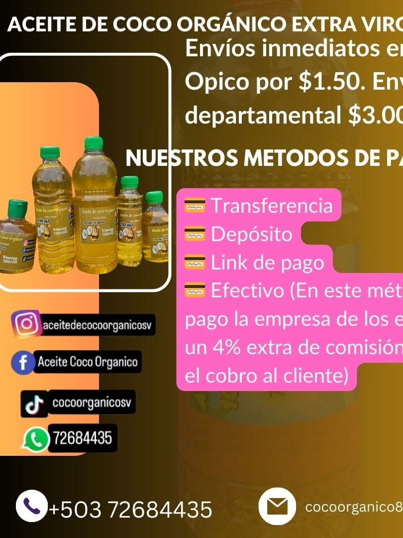 AceitedecocoOrgSv